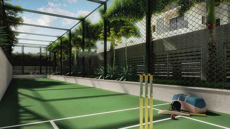 Sattva Springs Cricket net